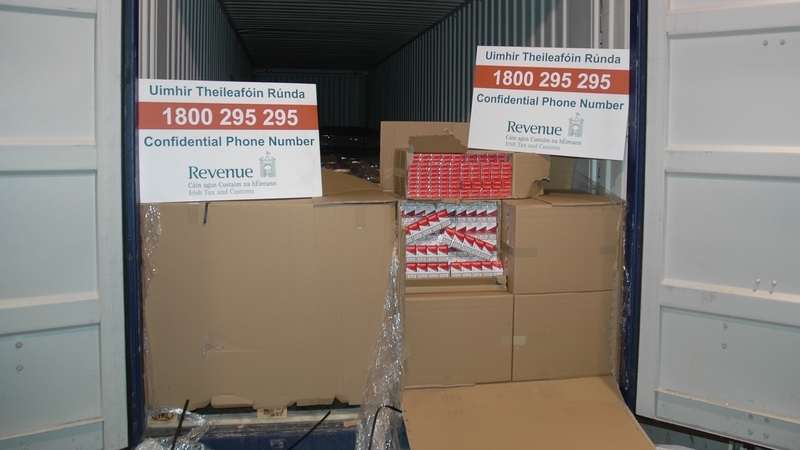 Over 4.1m cigarettes were discovered today following an x-ray screening by Revenue's mobile scanner at Dublin Port
