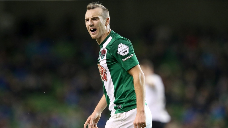 Karl Sheppard scored Cork City's third against Finn Harps