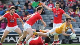There were wins for Louth over Antrim (above) and Clare over Kildare