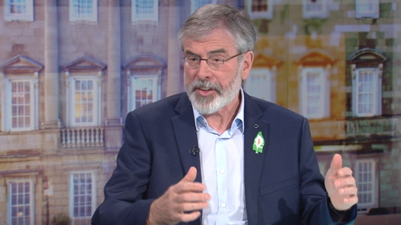 Gerry Adams said he was given the information by Austin Stack