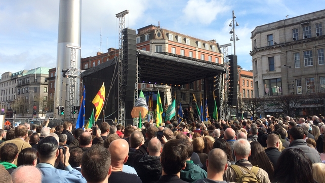 There was a concert on O'Connell Street (Pic: Oisín O'Connell)