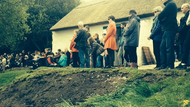 There was a commemorative mass at 'Teach an Phiarsaigh', Padraig Pearse's cottage