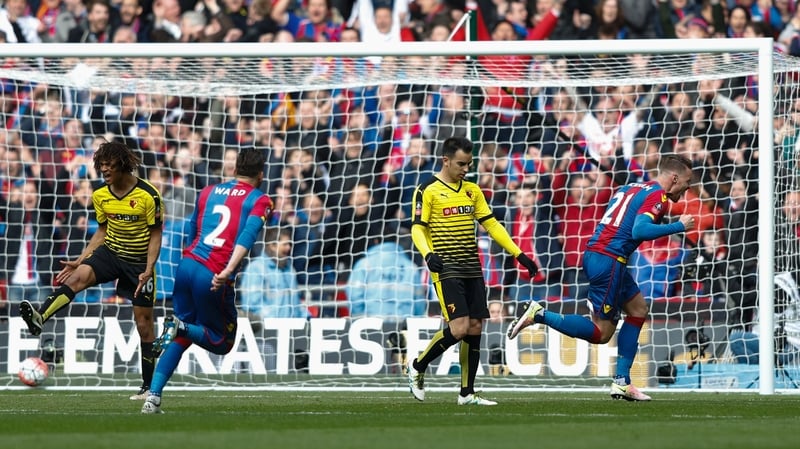 Conor Wickham celebrates his winning goal