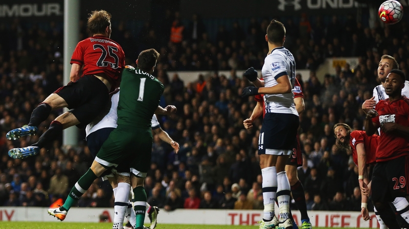 Craig Dawson heads home West Brom's equaliser