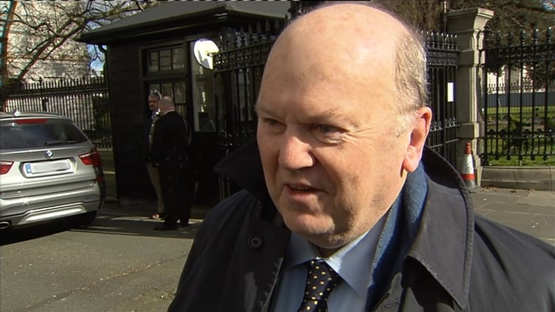 Michael Noonan said the upgrade showed that Ireland is moving in the right direction