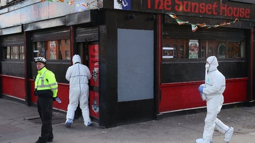 Michael Barr was shot dead in the Sunset House pub on 25 April