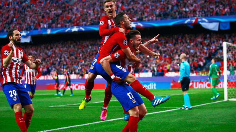 Saul Niguez scored a wonder goal for Atletico