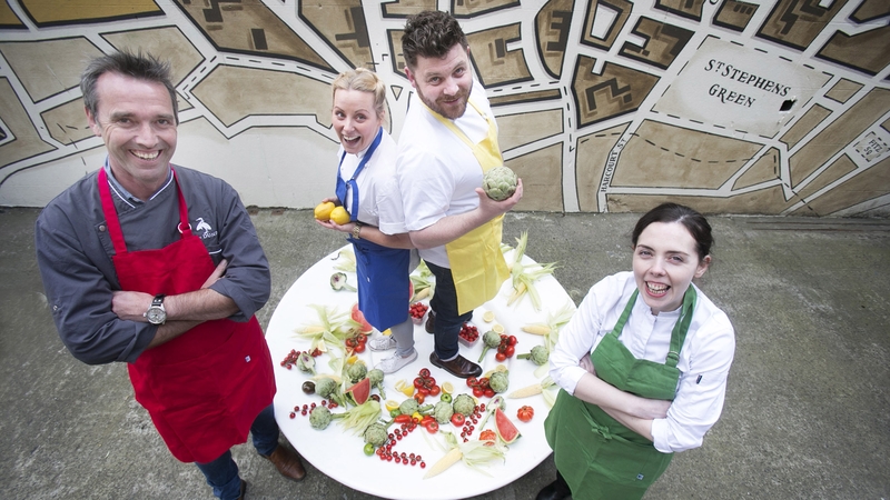 Chefs Kevin Dundon, Anna Haugh, Simon Lamont and Danni Barry launch the Taste of Dublin 2016