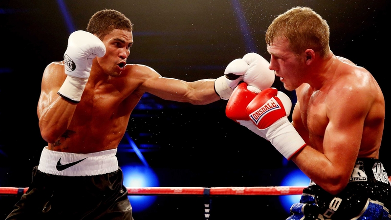 The undefeated Anthony Ogogo rocks Dan Blackwell with a left jab in their 2013 bout
