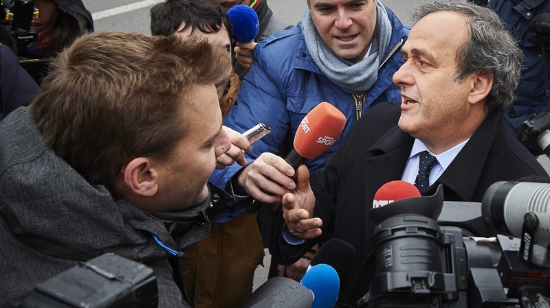 Michel Platini (R) will have his appeal heard