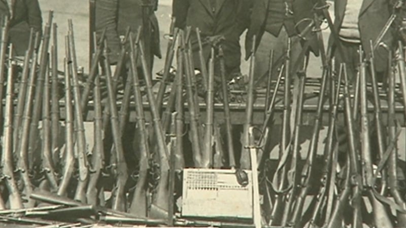 LDV Arms Cache (Pic: National Museum of Ireland)