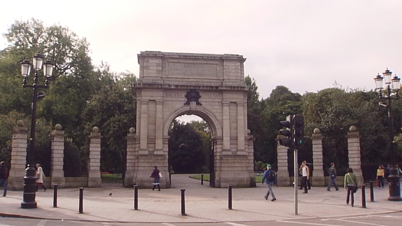 Gardaí said the death of the man in St Stephen's Green was a tragic incident