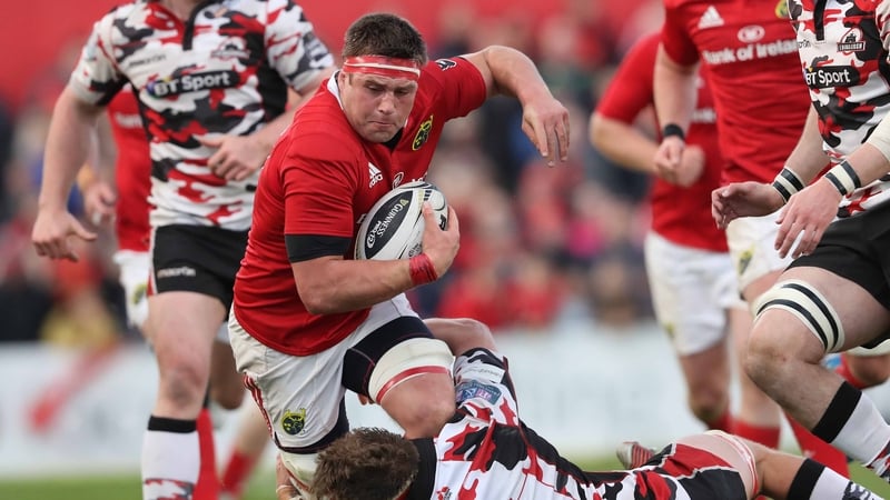 CJ Stander in action for Munster against Edinburgh
