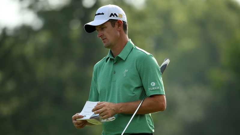 Justin Rose's fate rests in the balance after the second round was suspended due to bad light