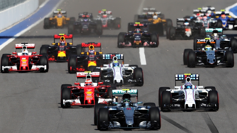 Nicor Rosberg led home the chasing pack in Sochi