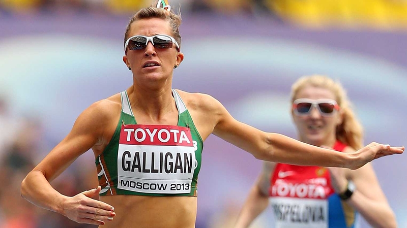 Rose-Anne Galligan took third in section two of the women’s 800m at the Payton Jordan Invitational