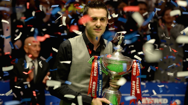 Mark Selby takes home the trophy for the second time