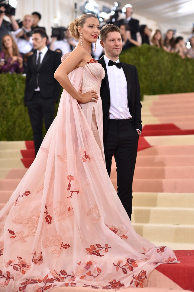 Blake Lively and Christopher Bailey