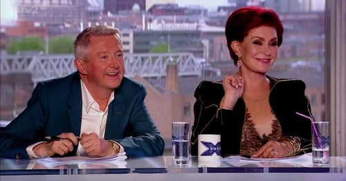 Louis Walsh and Sharon Osbourne