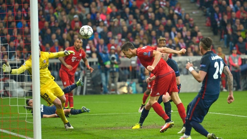 Robert Lewandowski's late goal wasn't enough for Bayern