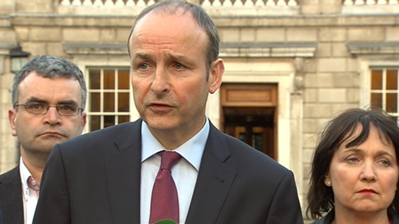 Michael Martin said his party will be seeking increases in State pension in the upcoming Budget