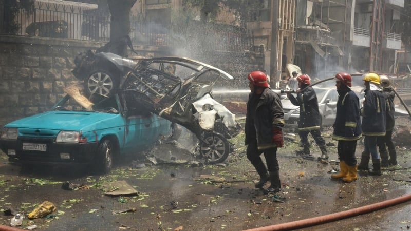 Three women died in the rocket attack on a hospital in Aleppo