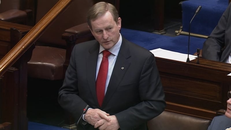 Enda Kenny said the world was aware that Fine Gael and Fianna Fáil had reached a deal