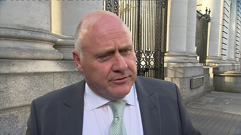 Noel Grealish was among those to speak at the meeting in Oughterard last night