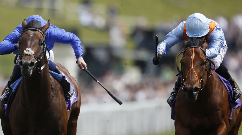 Silvestre De Sousa riding Viren's Army (R) took the spoils at 12-1