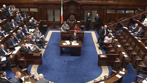 The Dáil passed the motion this evening