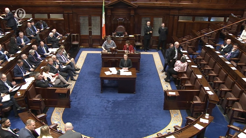 The Dáil passed the motion this evening