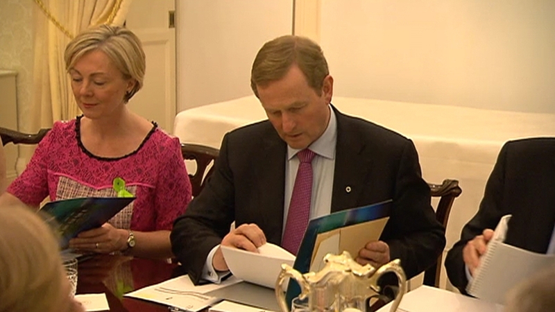 Enda Kenny presented the citizens' assembly memo to the Cabinet