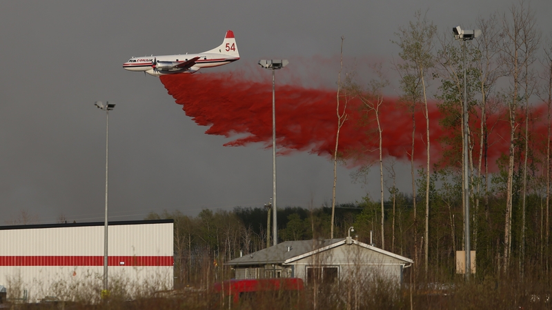 The fire has been raging a week