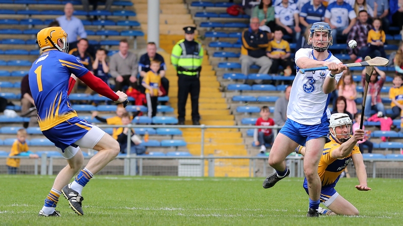 Patrick Curran scores a goal against Clare