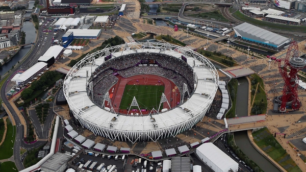 The Olympic Stadium in use for the London 2012 Games