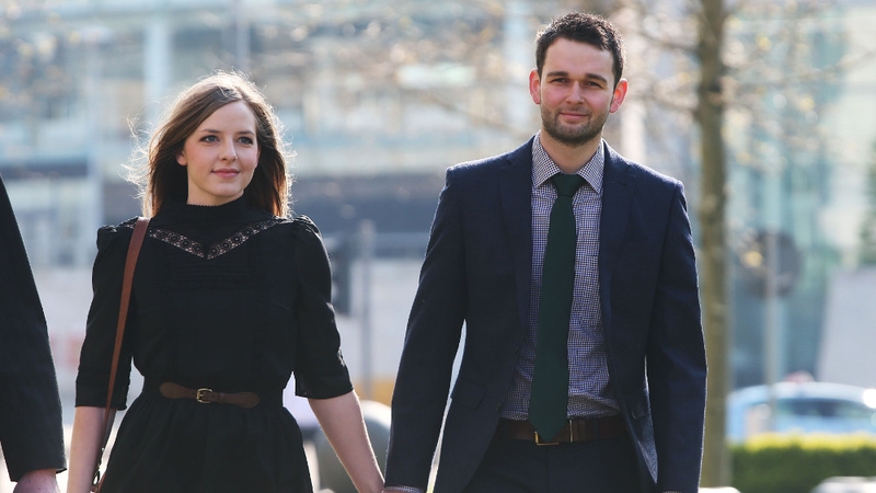 Amy and Daniel McArthur of Ashers bakery arrive at the Court of Appeal in Belfast