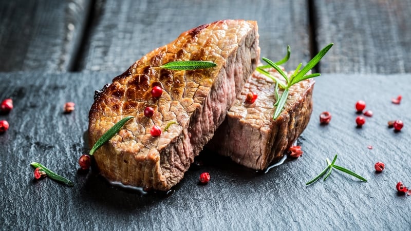 A tasty roast fillet of beef.