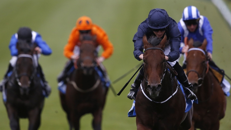 Ryan Moore riding Air Force Blue