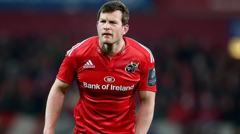 Hurley made 166 appearances for Munster in 10 years