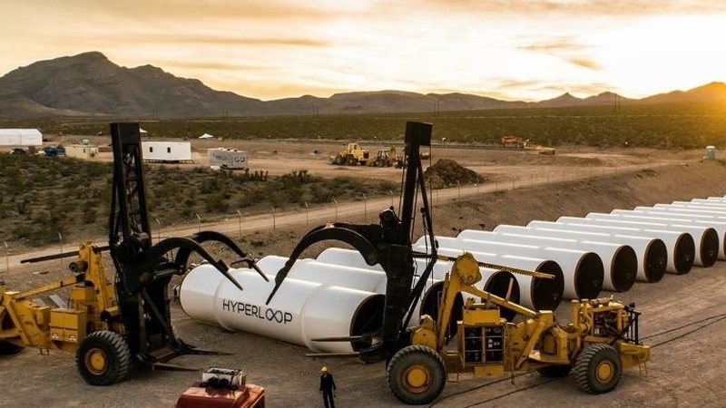 The company hopes to run its first full system test this year (Pic: Hyperloop One)