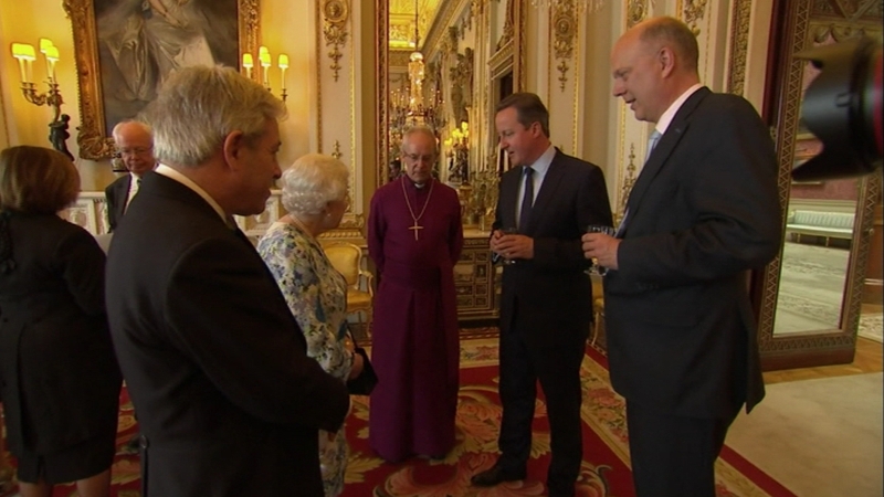 David Cameron was also filmed making undiplomatic remarks to the queen