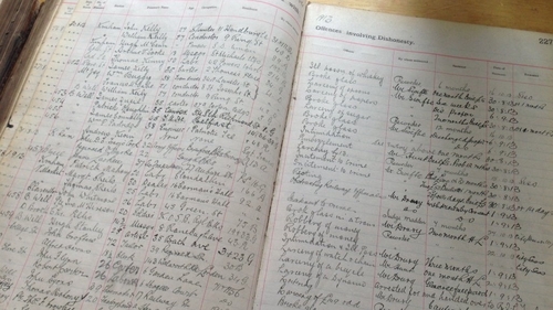 The records went missing when the Dublin Metropolitan Police was abolished in 1924