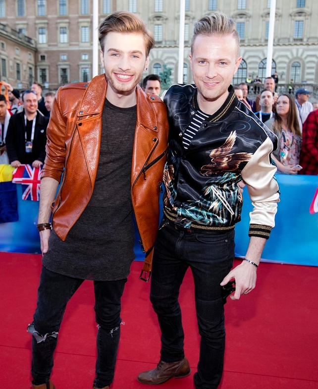 Justs (Latvia) was keen to be snapped with our Nicky Byrne