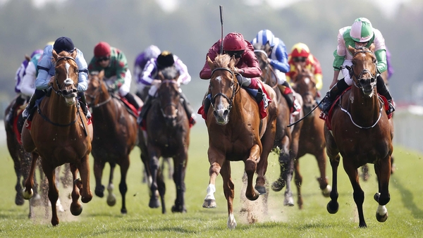 Wings Of Desire (crimson silks) only made his racecourse debut on 13 April