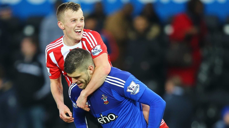 James Ward-Prowse and Fraser Forster