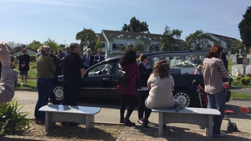 Around 100 people attended the ecumenical service at Redford Cemetery in Greystones