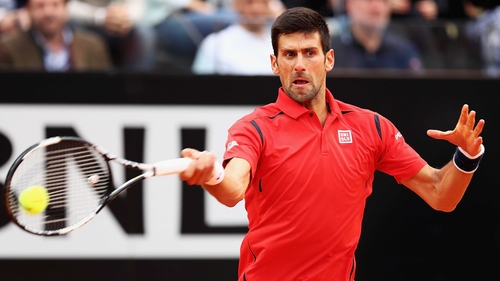 Novak Djokovic is bidding for a fifth win at the Italian Open