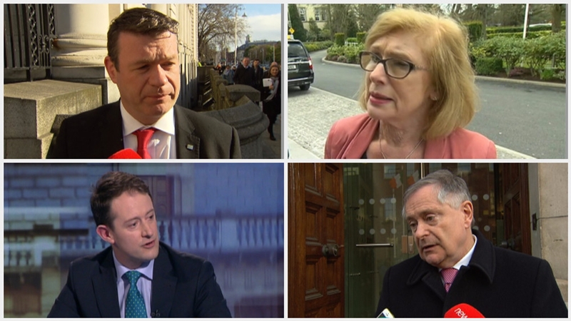 Alan Kelly (top L) is the only declared candidate so far in the race for Labour leader