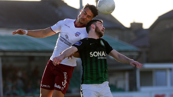 Bray's Ryan Brennan (right) couldn't break the deadlock
