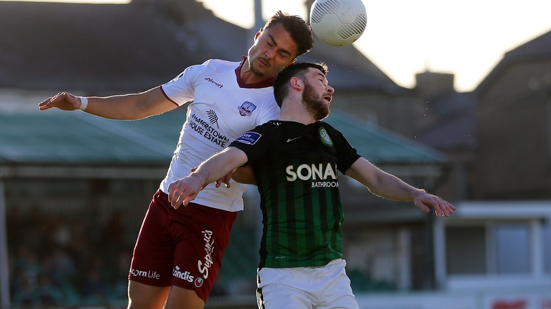 Bray's Ryan Brennan (right) couldn't break the deadlock